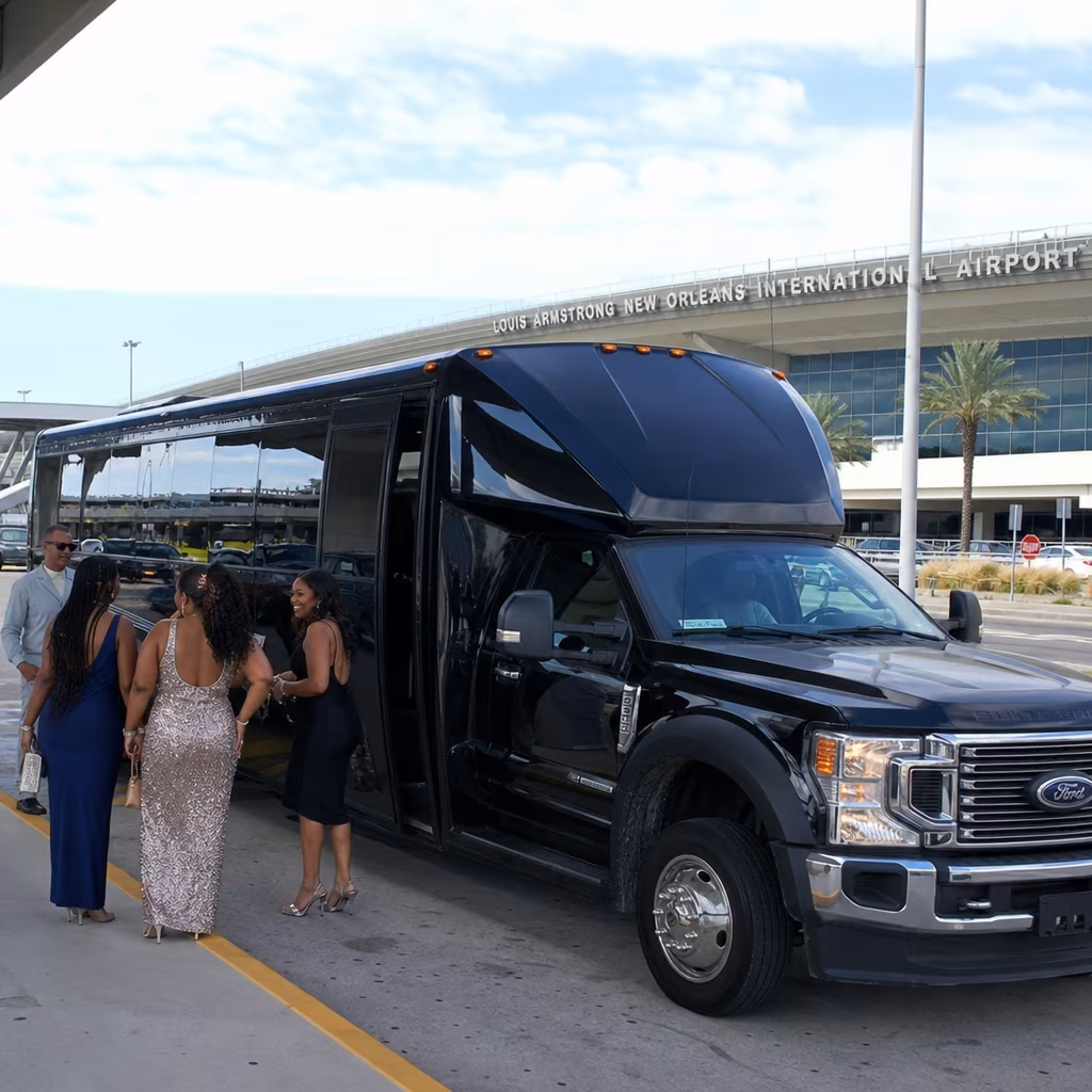 Rent a Bus to Louis Armstrong New Orleans Airport