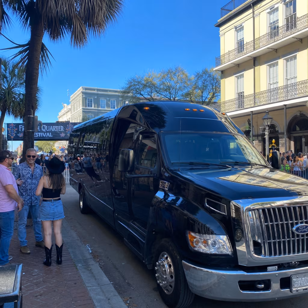 Rent a Bus to French Quarter Festival