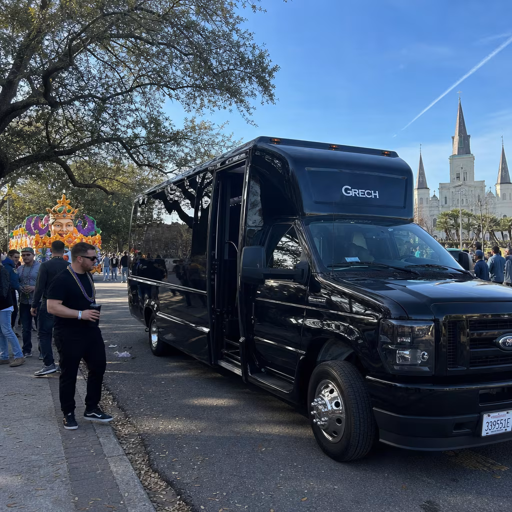 Rent a Bus to Mardi Gras