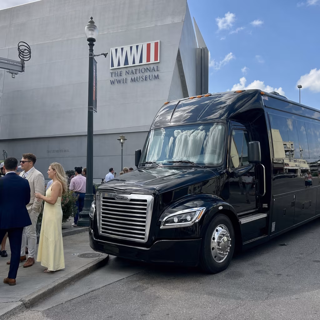 Rent a Bus to National WWII Museum