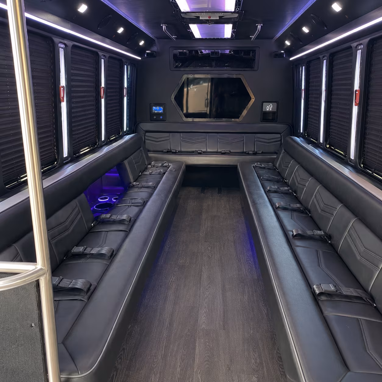 New Orleans Bachelor & Bachelorette Transportation party bus exterior