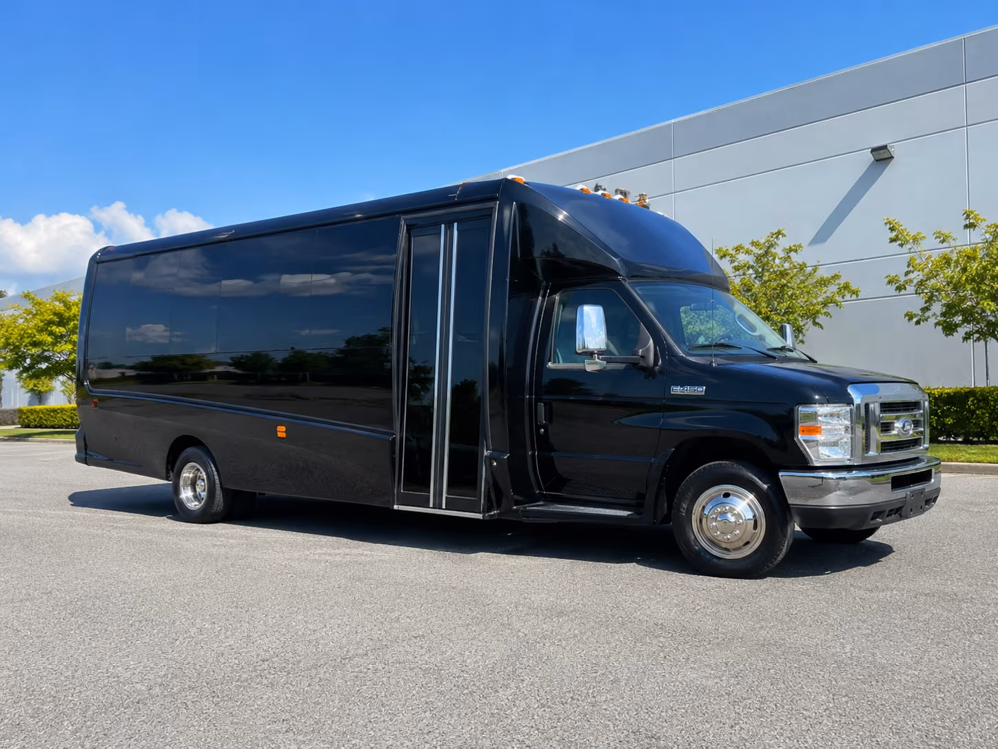 New Orleans Birthday, Sweet 16, & Quinceañera Transportation party bus exterior