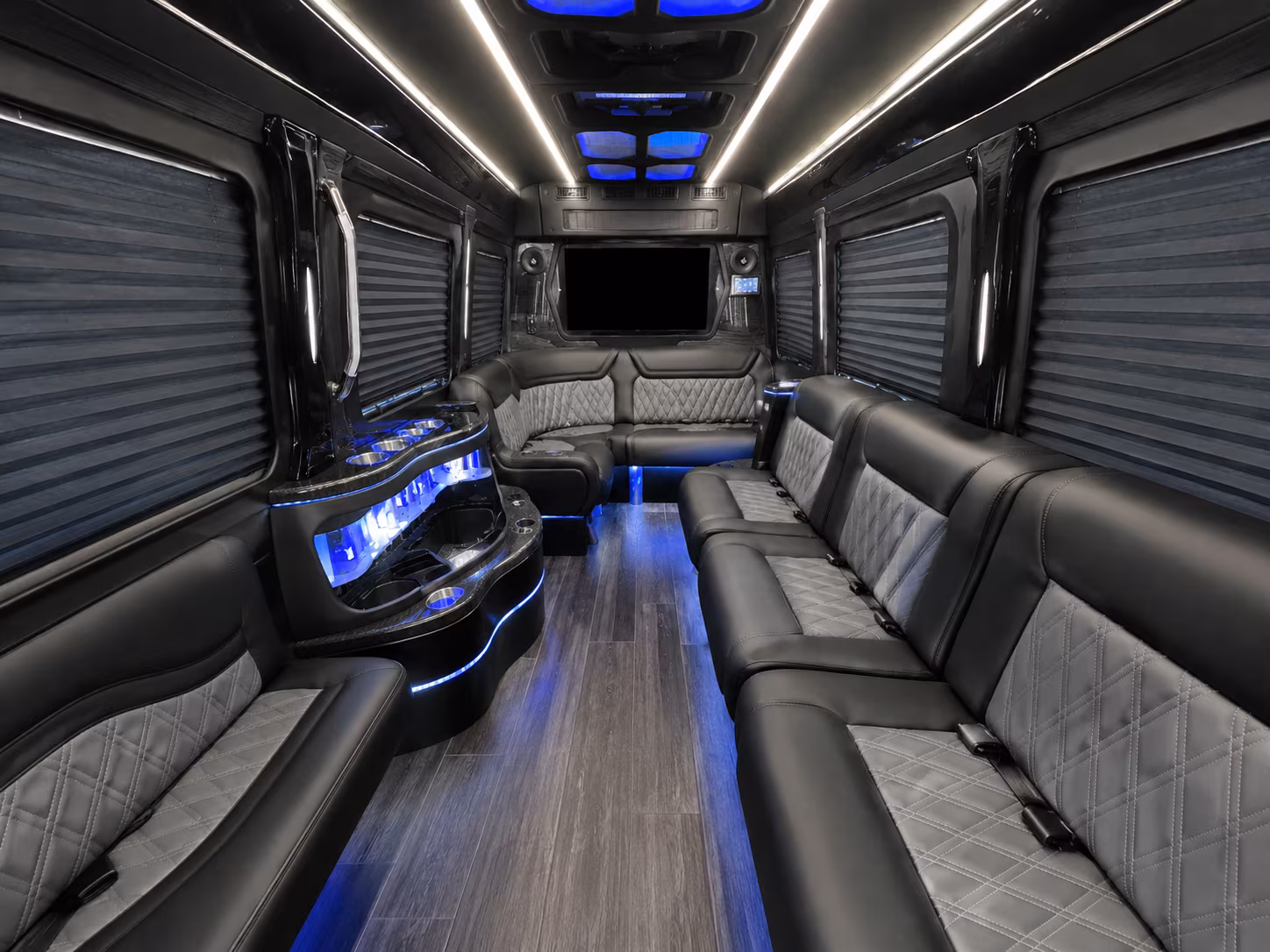 New Orleans Corporate Transportation party bus exterior