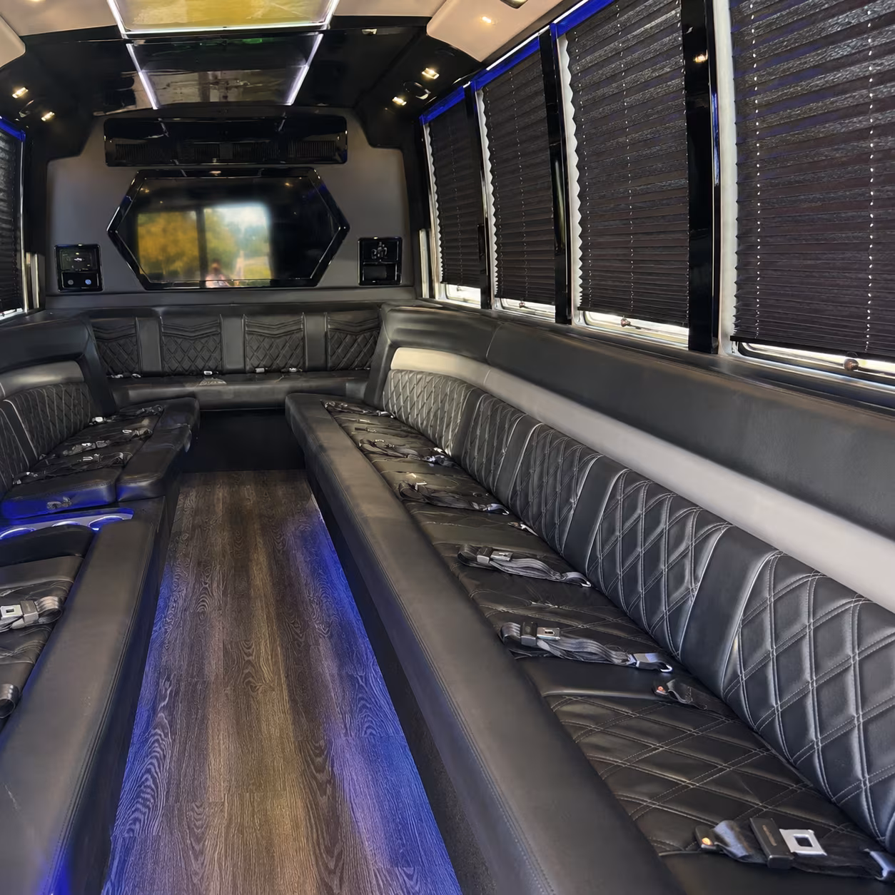 New Orleans Private Event Transportation party bus exterior