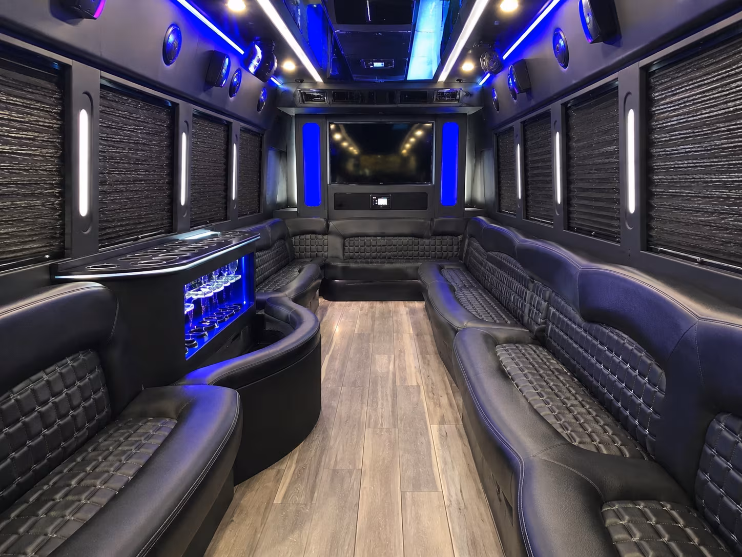 New Orleans Private Event Transportation party bus exterior