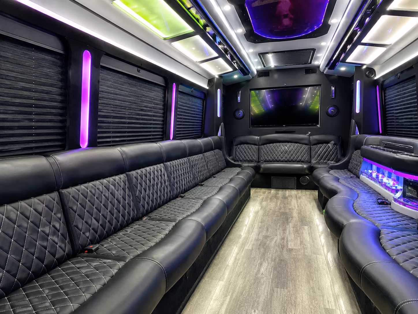 New Orleans Private Event Transportation party bus exterior
