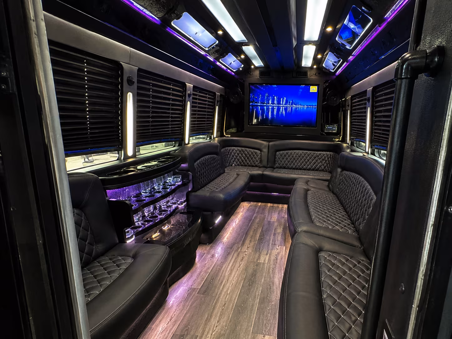 New Orleans Prom & Homecoming Transportation party bus exterior