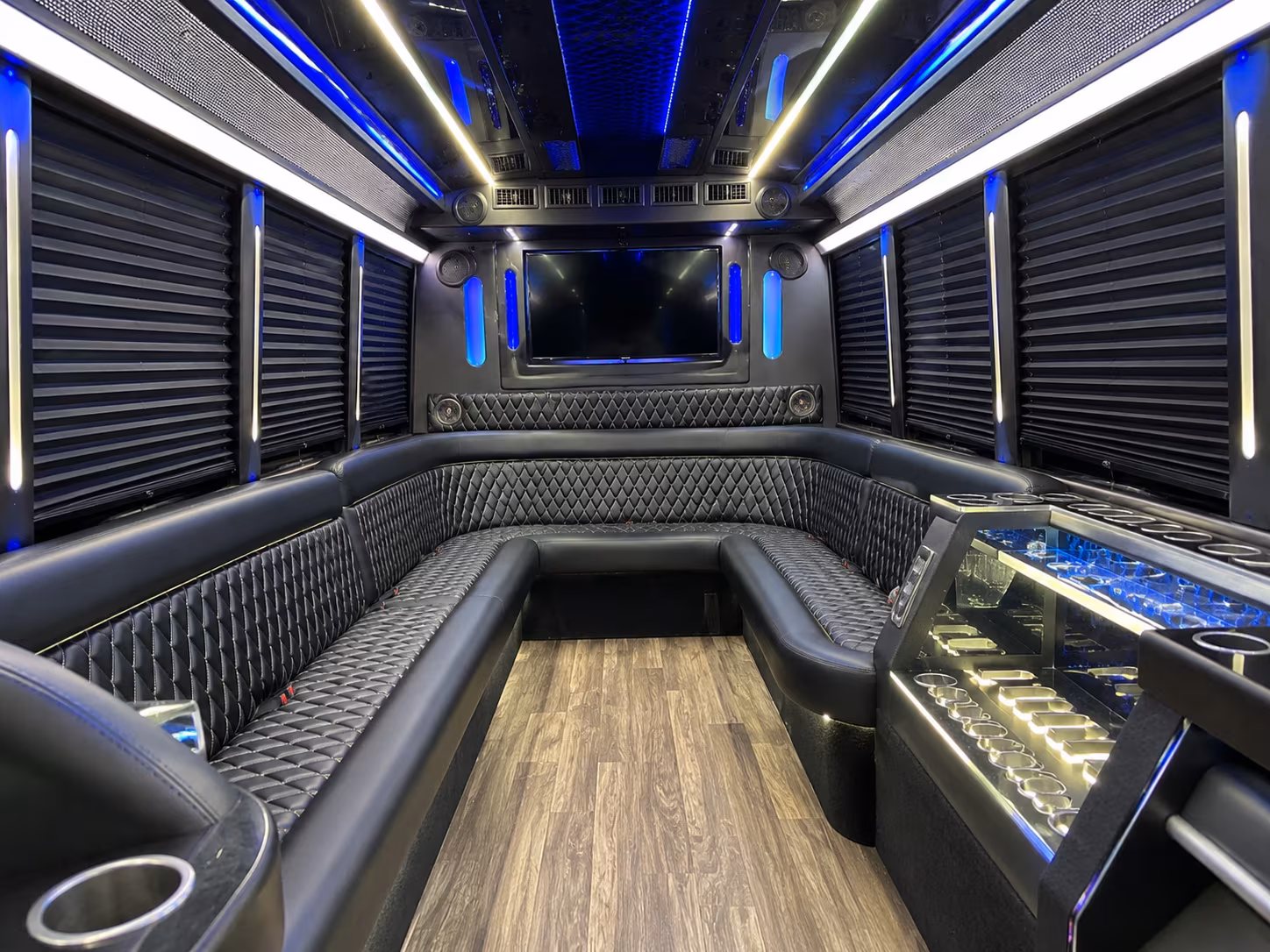 New Orleans Prom & Homecoming Transportation party bus exterior