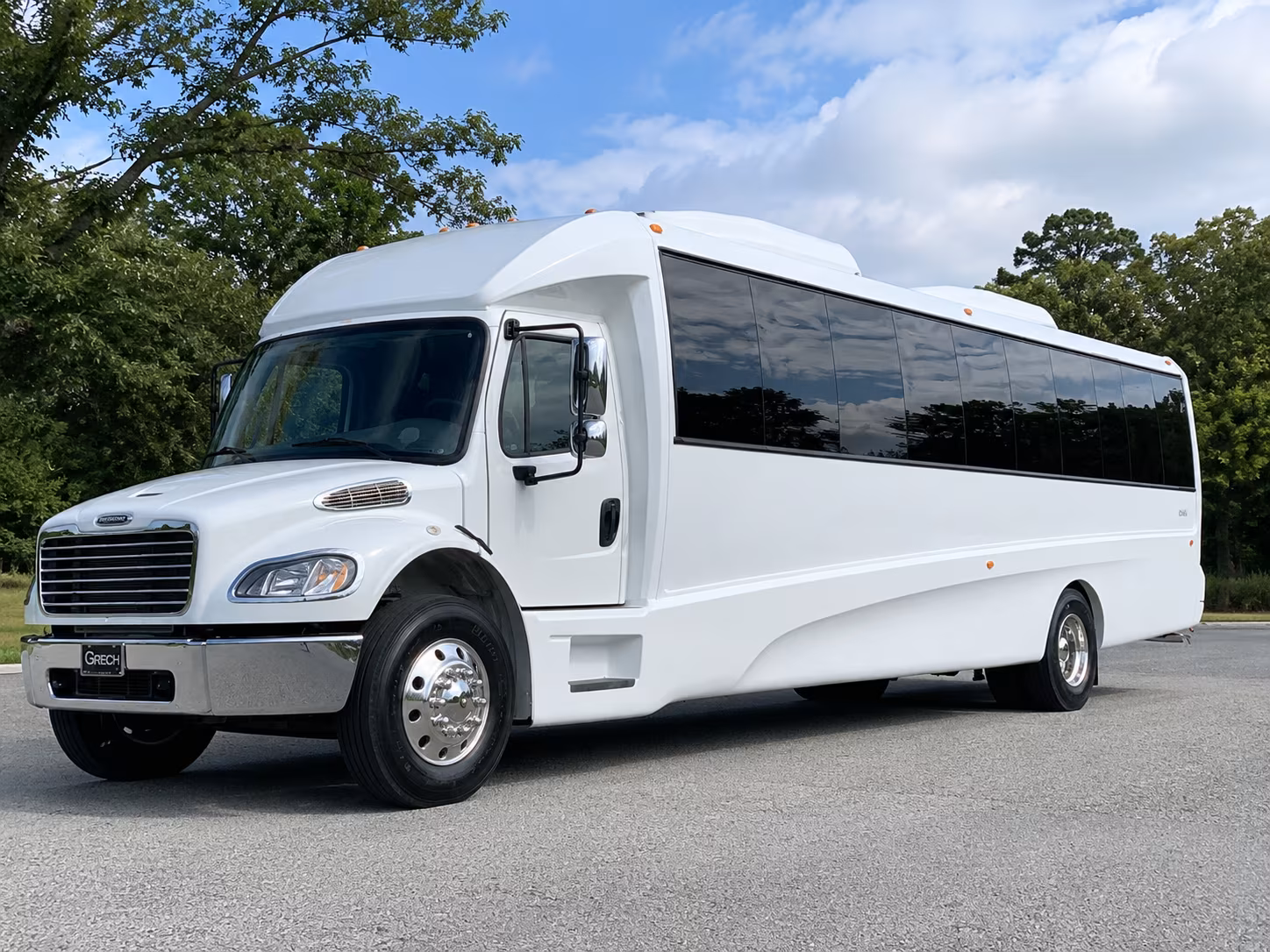 New Orleans Prom & Homecoming Transportation party bus exterior