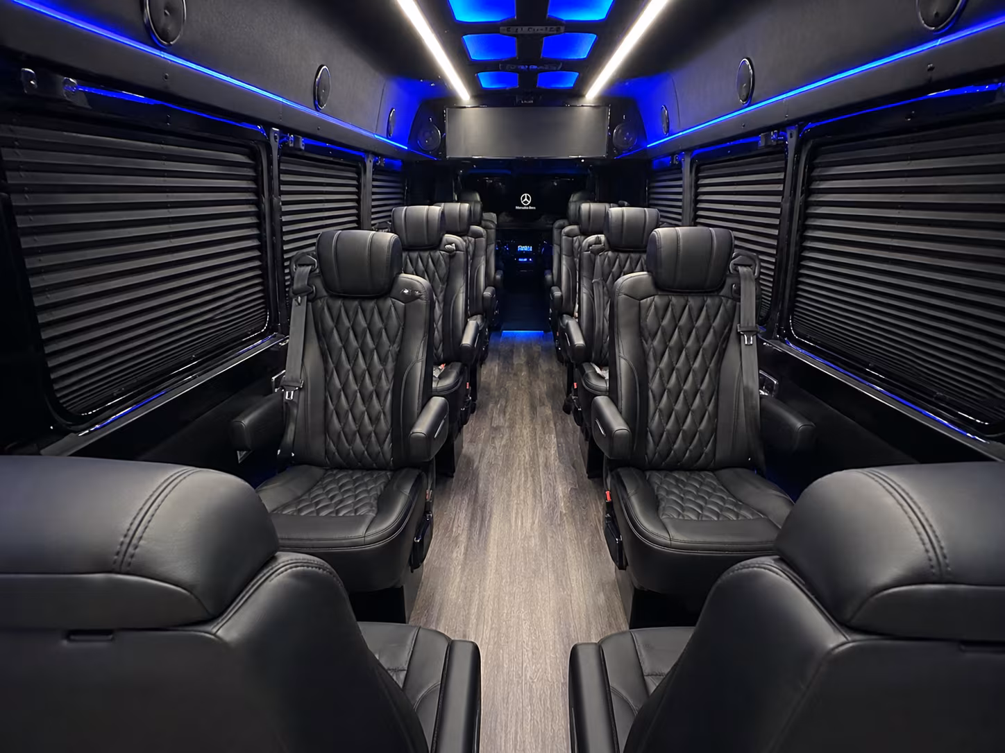 New Orleans School Event Transportation party bus exterior