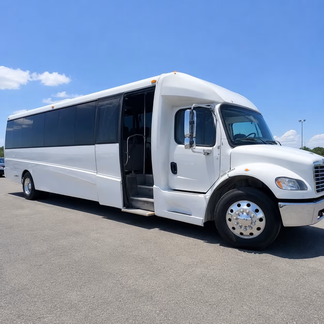 New Orleans School Event Transportation party bus interior