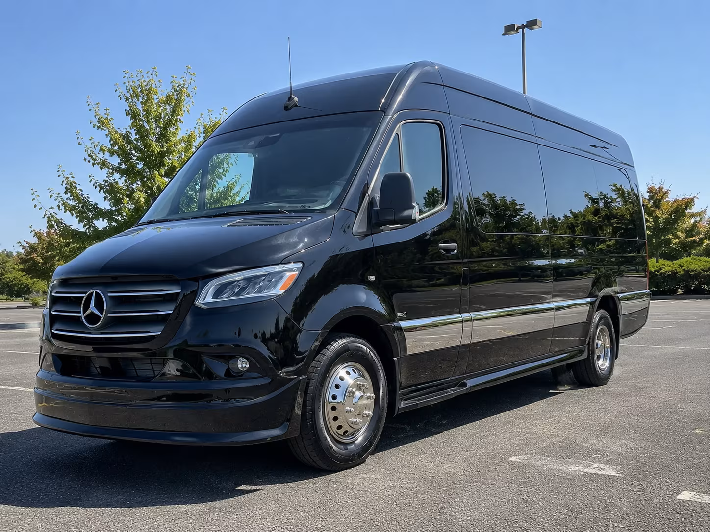 New Orleans School Event Transportation party bus exterior