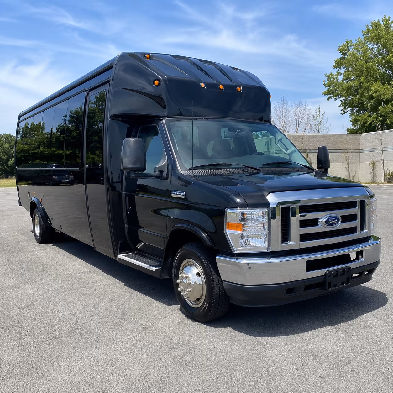 New Orleans Sporting Event Transportation party bus exterior