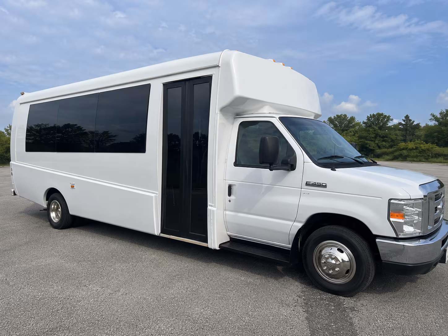 New Orleans Wedding Transportation party bus exterior
