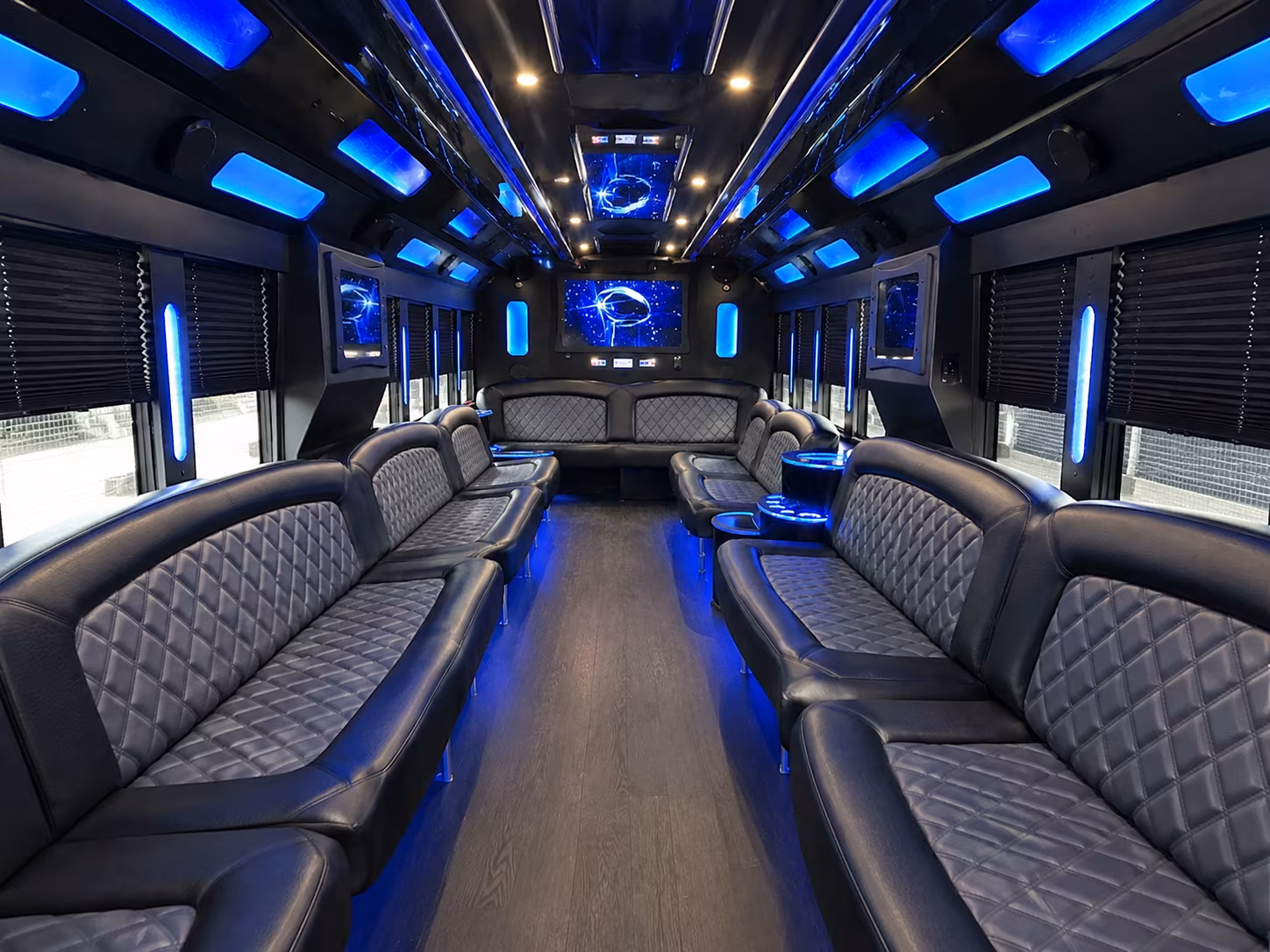 New Orleans Wedding Transportation party bus exterior