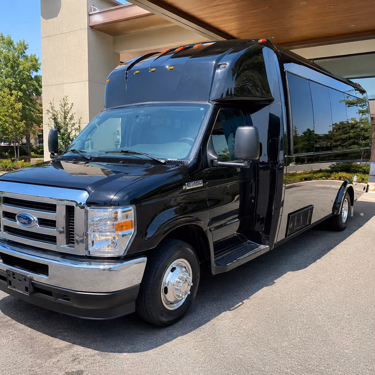 New Orleans Wedding Transportation party bus exterior