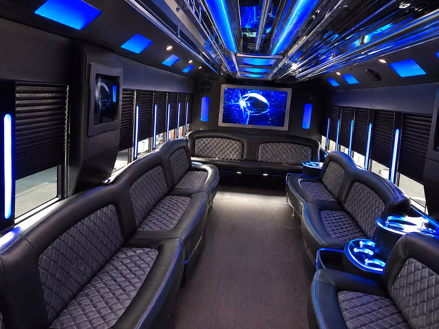 New Orleans Winery Tour & Pub Crawl Transportation party bus exterior