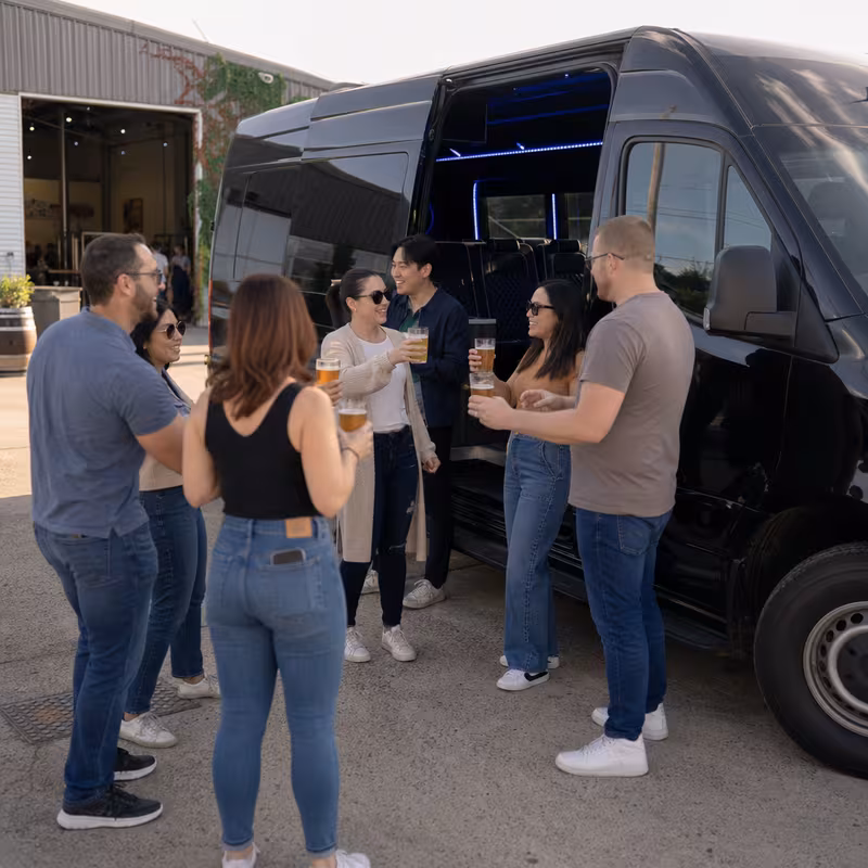 New Orleans Winery & Brewery Tour Transportation fleet vehicle
